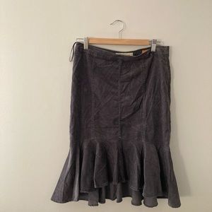 Anthropologie corduroy skirt